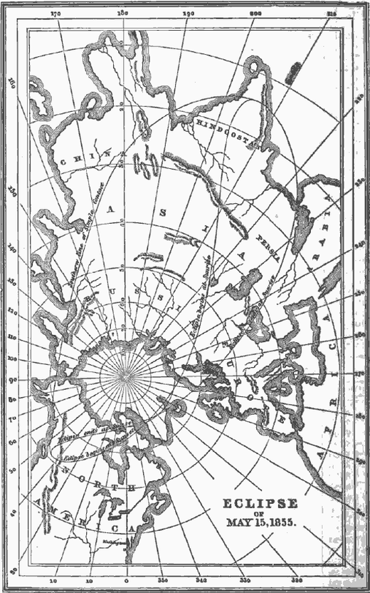 Partielle  Sonnenfinsternis am 16.05.1855