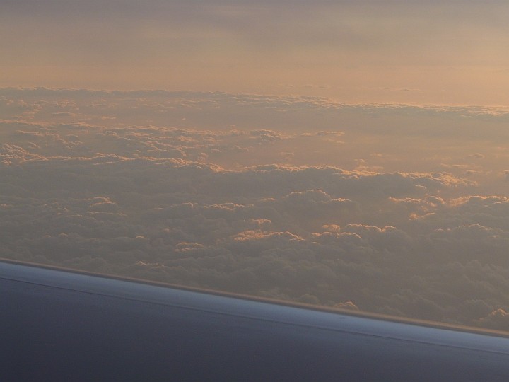 Wolken in der Morgensonne