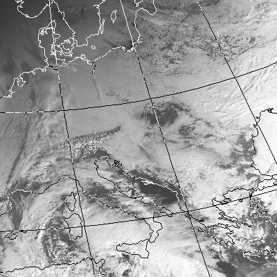 Bewölkung Mitteleuropa am Morgen des 15.01.2010